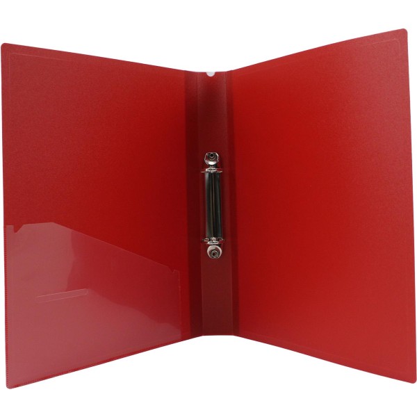 Папка на 2-х кільцях Economix А4 d-25мм червона (1) (10) E30701-03 