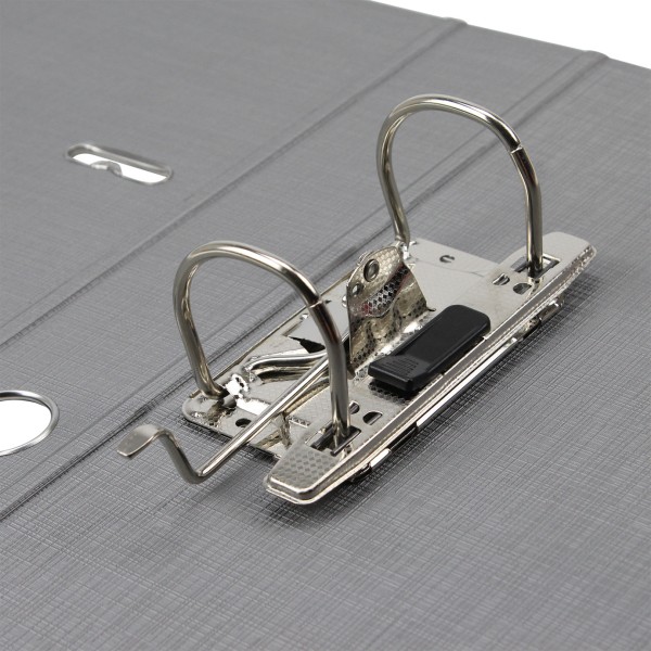 Папка-реєстратор А4 Axent 5 см Prestige+ двостороння срібляста зібрана (1) (25) 1721-34С-А