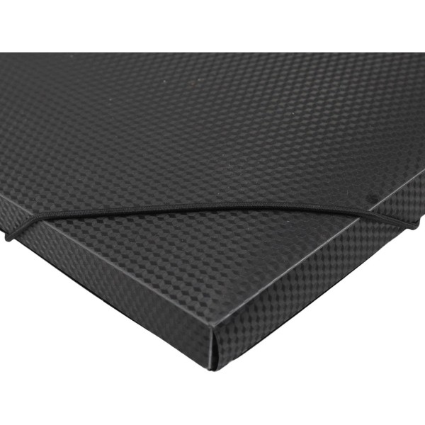 Папка-бокс Economix А4 20мм пластикова на резинці чорна (1) (20) E31401-01 