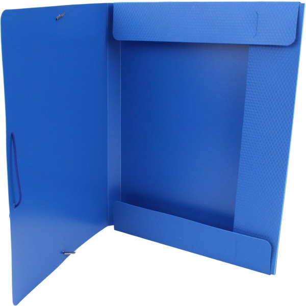 Папка-бокс Economix А4 20мм пластикова на резинці синя (1) (20) E31401-02 