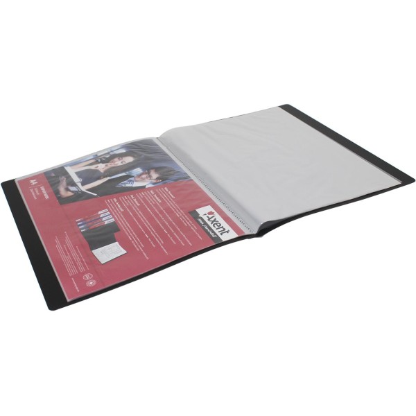 Папка з 20-ма файлами Axent чорна (24) 1020-01 