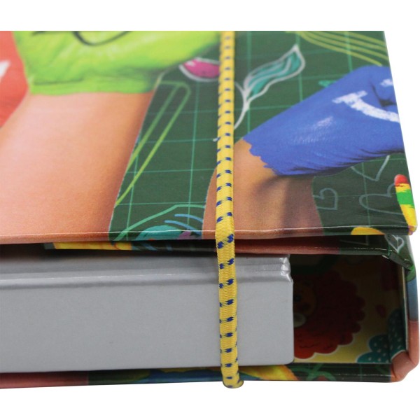 Папка для труда А4 Рюкзачок НП-1 ламинированная на резинке цветная