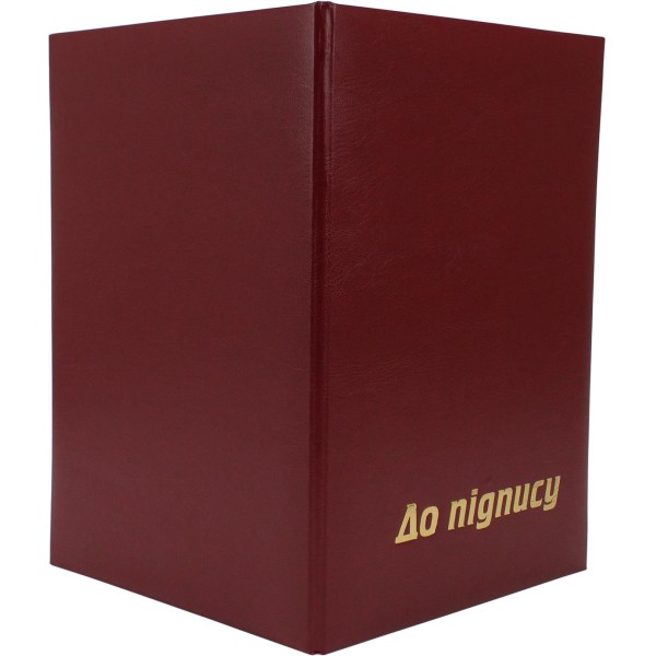Папка До підпису Вінпап A4  із тисненням бордова