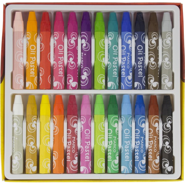 Набор пастель масляная Marco 24 цвета (6) (36) 1100OP-24CB