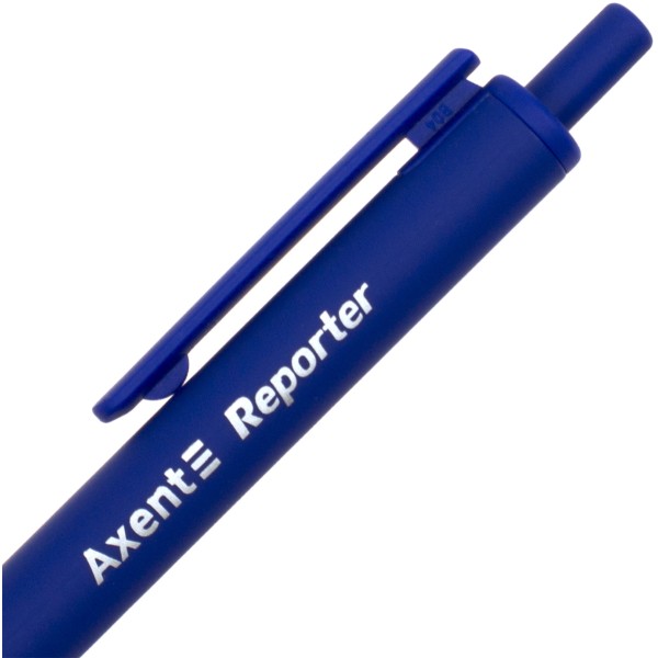 Ручка автоматична кулькова Axent Reporter 0,7 мм синя (12)  1065-02
