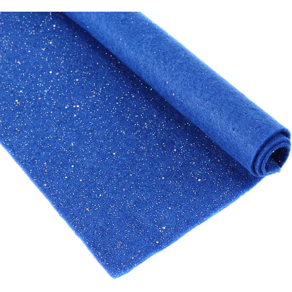 Фетр м'який з глітером Santi 21х30 см синій (10) 741808