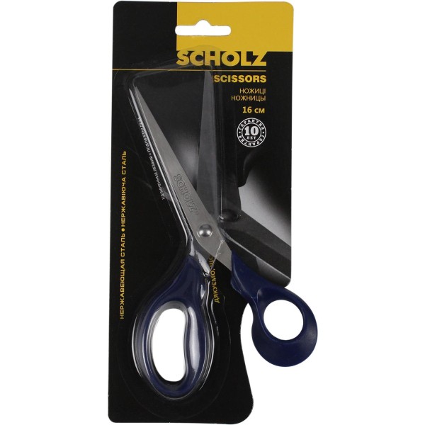 Ножиці офісні Scholz 16 см довге лезо (12) 4258