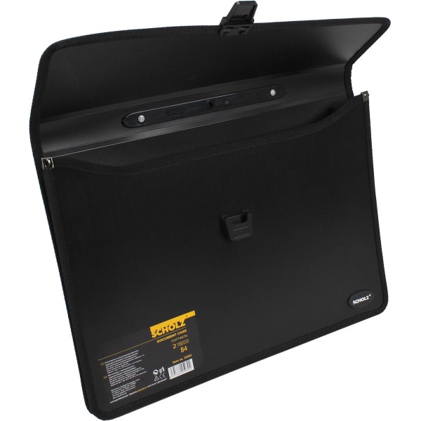 Портфель Scholz B4 2 відділення чорний (15) 10503