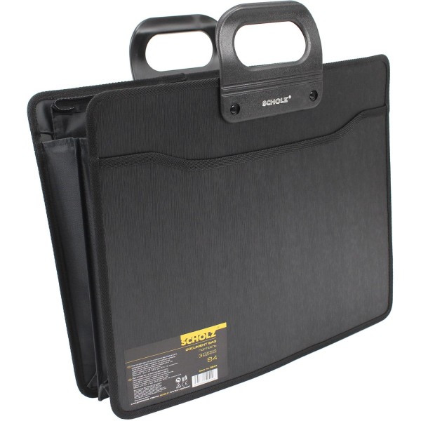 Портфель Scholz B4 3 і 1 відділення чорний (1) (10) 5244