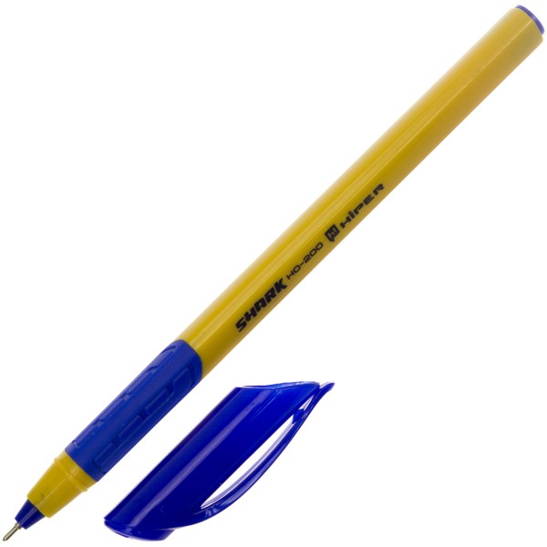 Ручка масляна кулькова Hiper Shark 0,7 мм синя (10) (100) (1000) HO-200