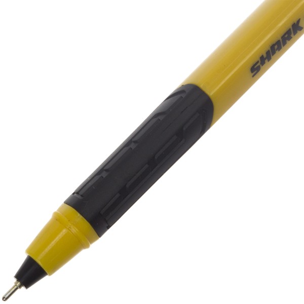 Ручка масляная шариковая Hiper Shark 0,7 мм черная (10) (100) (1000) HO-200