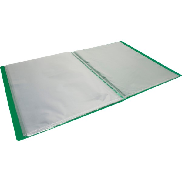 Папка з 40-ка файлами Economix A4 зелена (4) (24) E30604-04