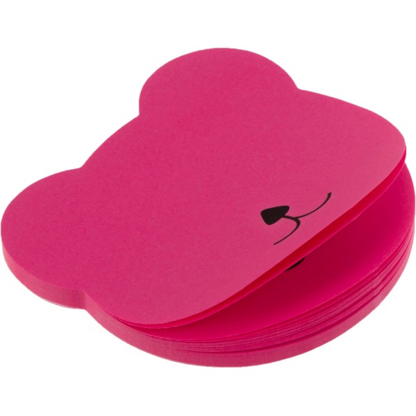 Блок для заміток з липким шаром 70х70 мм 50 аркушів Axent Bear 2444-01-A