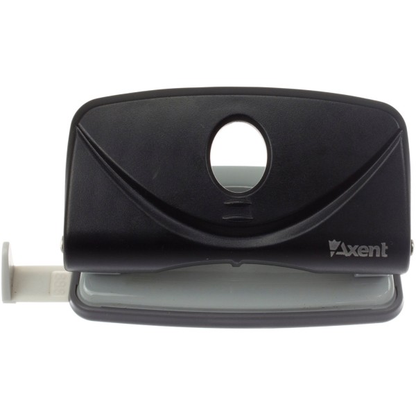 Дирокол Axent Welle-2 3810-01 10 аркушів з пластиковим верхом чорний