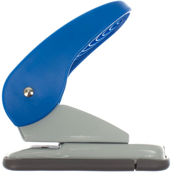 Дирокол Economix 40 аркушів , з лінійкою, пластиковий синій E40136