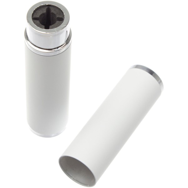 Пенал тубус Economix для Promo ручок металевий білий E32800-14