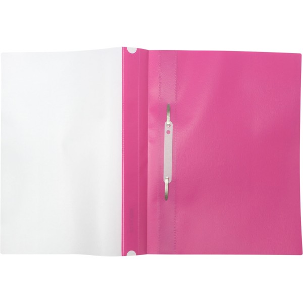 Папка-швидкозшивач Economix А4 без перфорації апельсин прозорий верх рожева (10) E31509-09 