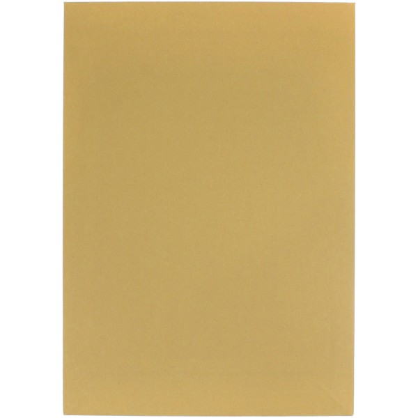 Конверт поштовий з розширенням В4 (0+0) крафт самосклеювальний 250х353мм (20) 391157