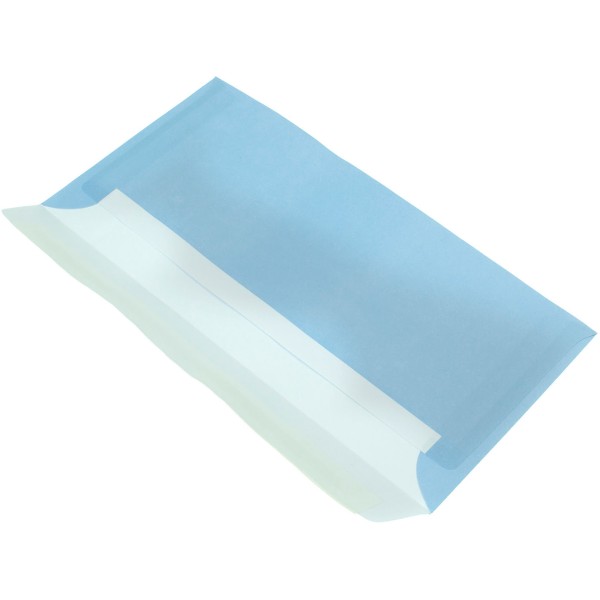 Конверт поштовий Е65/DL (0 + 0) самосклеювальний із силіконовою стрічкою блакитний 2240 пб (100)(500)