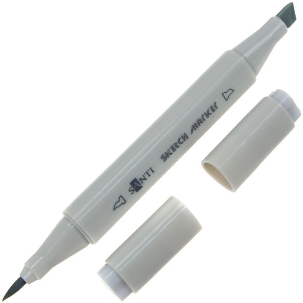 Маркер Santi sketch светло-серый (6) SM-27/390556