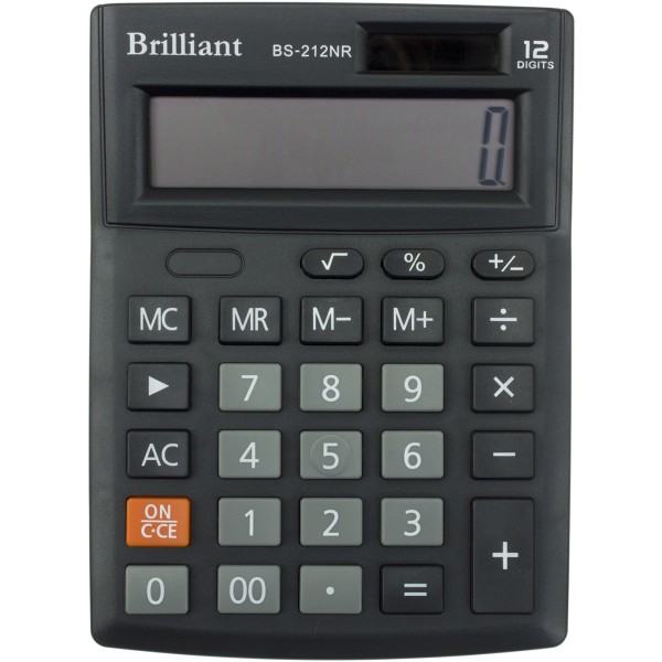 Калькулятор Brilliant 12-розрядний (50) BS-212NR  
