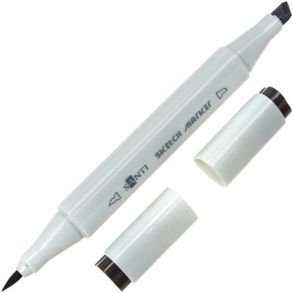 Маркер Santi sketch темно-коричневый (6) SM-50/390542