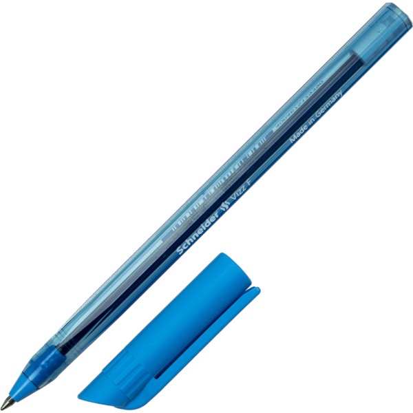 Ручка масляна кулькова Schneider Vizz 0,5 мм блакитна (10) S102110  