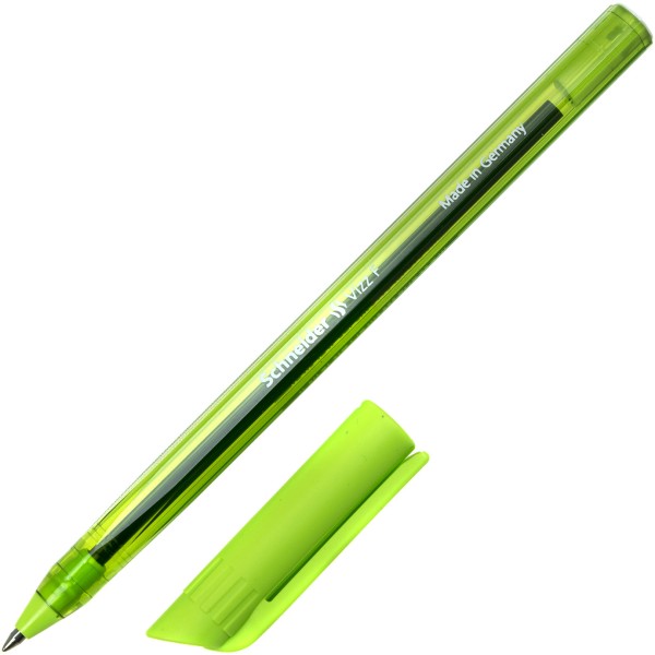 Ручка масляна кулькова Schneider Vizz 0,5 мм світло-зелена (10) S102111  
