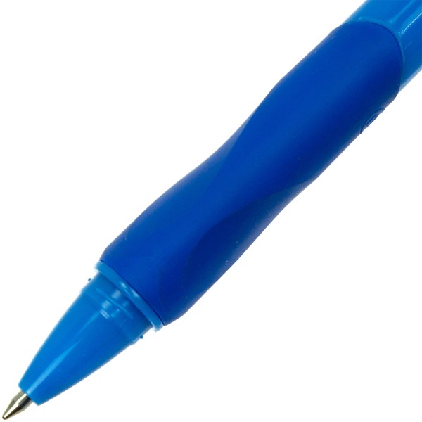 Ручка масляна Hiper тренажер для навчання письма 0,5 мм синя (12) (2400) HO-251-R  