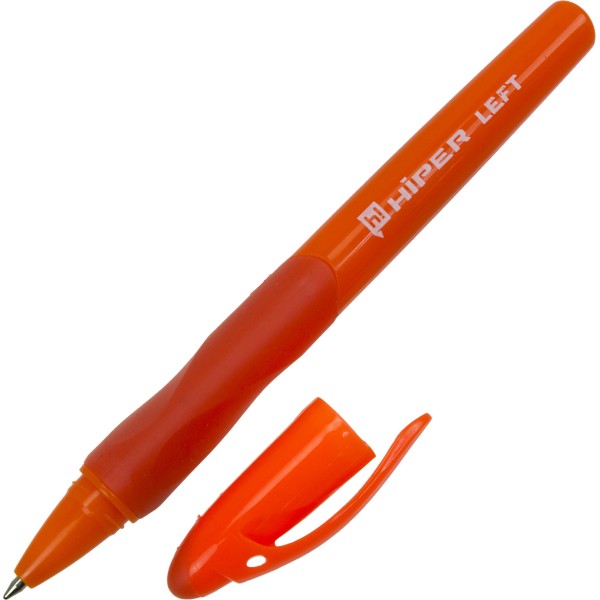 Ручка масляна Hiper тренажер для лівші 0,5 мм синя (12) (2100) HO-251L  