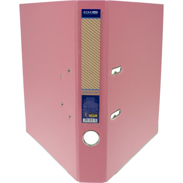 Папка-реєстратор A4 Economix 5 см пастельно-рожева зібрана (10) E39720*-89