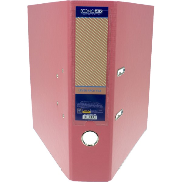 Папка-реєстратор A4 Economix 7 см пастельно-рожева зібрана (10) E39721*-89