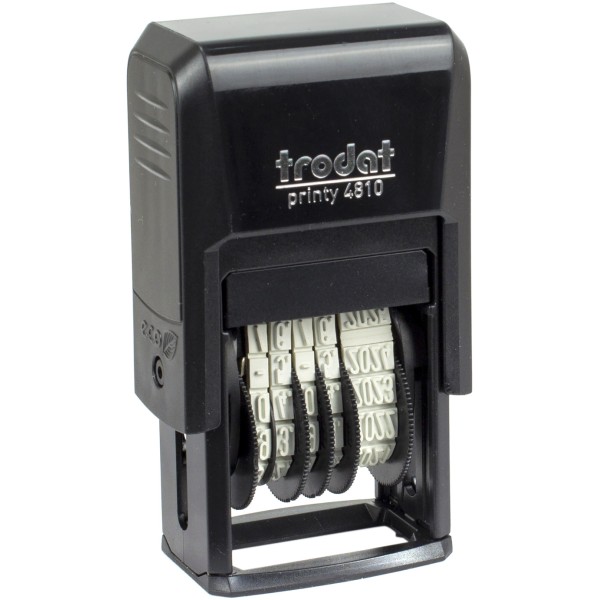 Датер пластиковий міні 3,8мм Trodat Bank 4810 