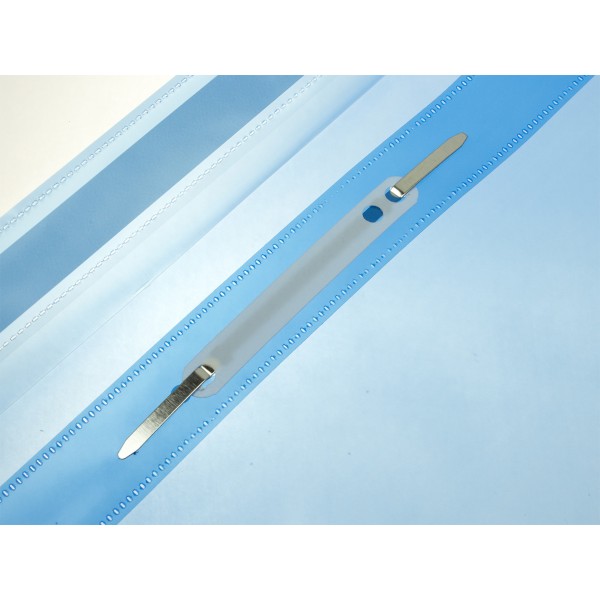 Папка-швидкозш. "Economix Light" №E38503-02 А4 з прозор.верхом,без перфор.,апельс.,синя(10)(300)