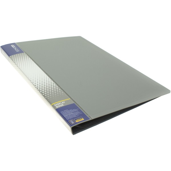 Папка з 20-ма файлами Economix А4 сіра (24) E30602-10