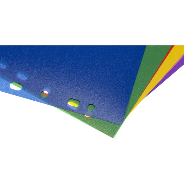 Розділювач сторінок Economix пластиковий A4 6 кольорових розділів E30806