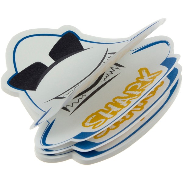 Блок для заміток з липким шаром фігурний 104х93 мм 40 аркушів Yes Shark 170250