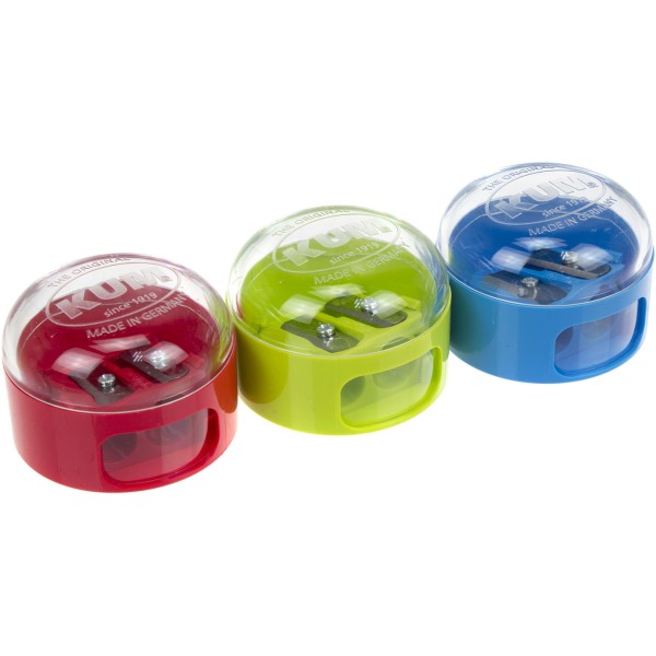 Точилка подвійна з контейнером Kum пластикова (12) (624) 208K2