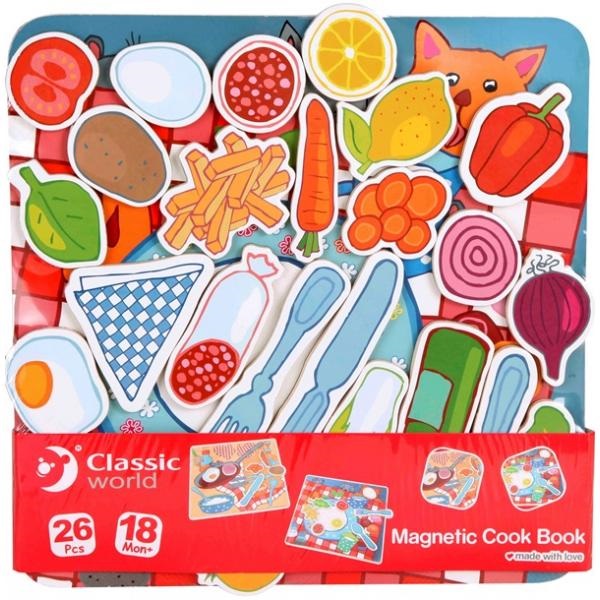 Двостороння магнітна гра Піца Classic World 3579