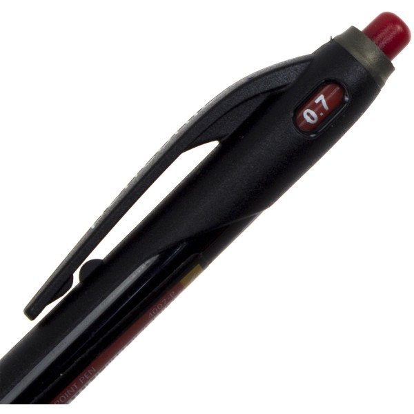 Ручка автоматична масляна кулькова Linc Pentonic 0,7 мм червона (12) 411985