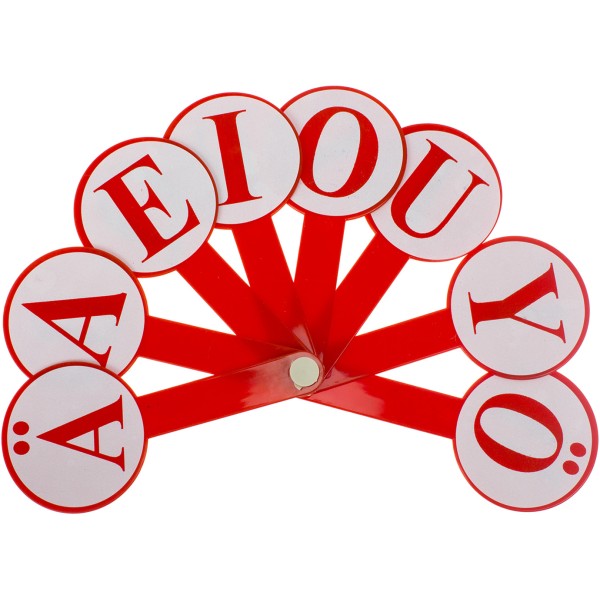 Віяло букв німецький алфавіт