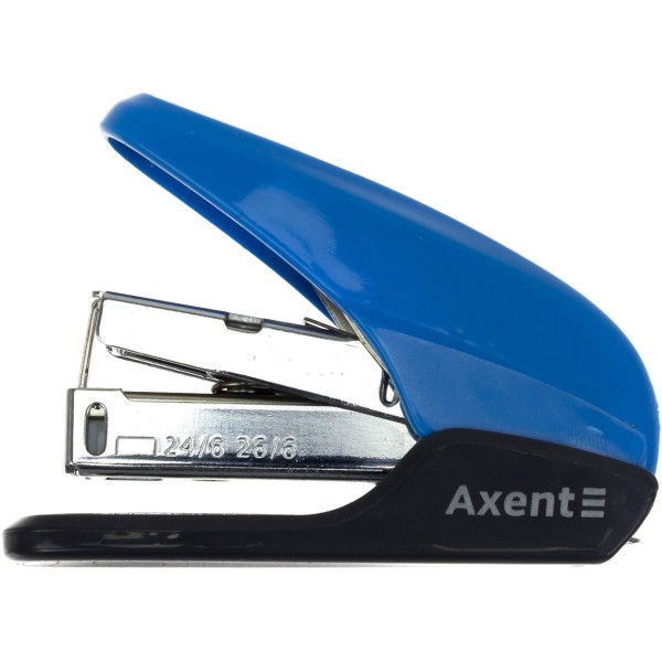 Степлер Axent 20 аркушів 4841-07-A Shell PS пластмасовий блакитний (12) 24/6