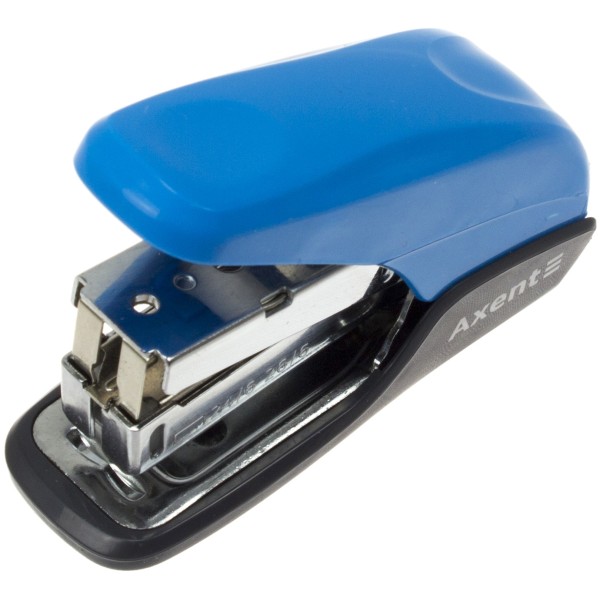 Степлер Axent 20 аркушів 4841-07-A Shell PS пластмасовий блакитний (12) 24/6