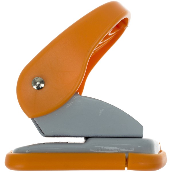 Дирокол Economix 20 аркушів з лінійкою, пластиковий помаранчевий (6) E40134-06