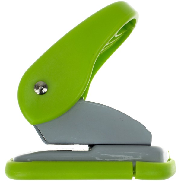 Дирокол Economix 20 аркушів , з лінійкою, пластиковий салатовий (6) E40134-13