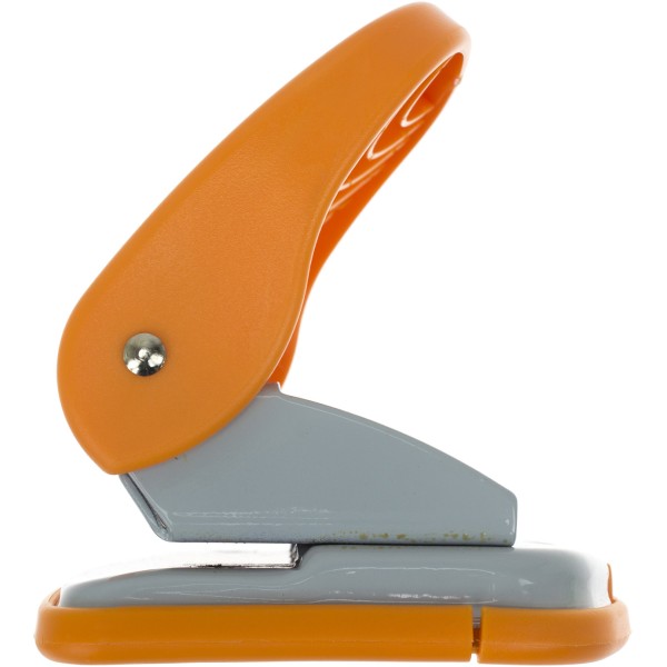 Дирокол Economix 30 аркушів з лінійкою, пластиковий помаранчевий (6) E40135-06