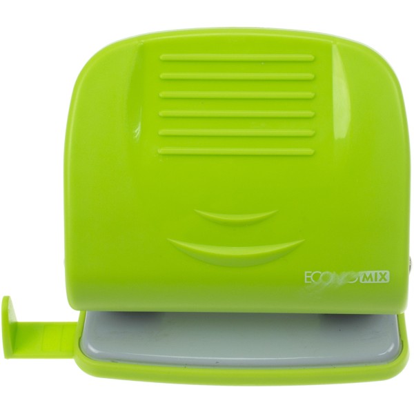 Дирокол Economix 30 аркушів з лінійкою, пластиковий салатовий (6) E40135-13