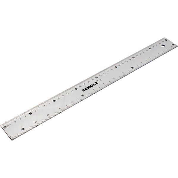 Линейка пластиковая прозрачная 40 см Scholz (24) 9031