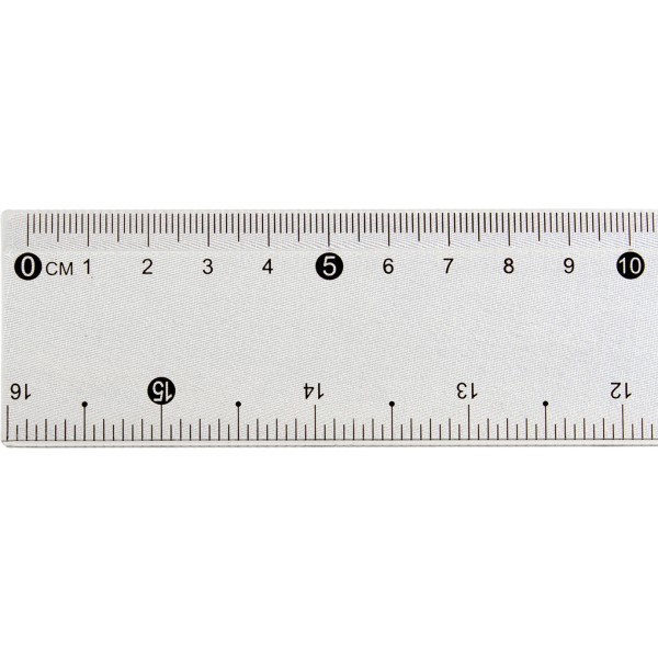 Линейка пластиковая прозрачная 40 см Scholz (24) 9031