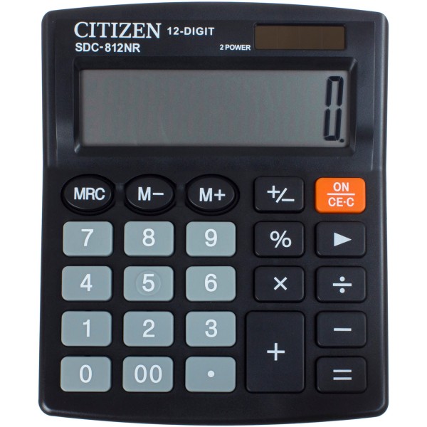 Калькулятор Citizen SDC812NR